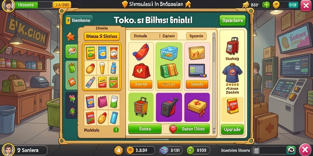 Screenshot menampilkan karakter utama F32 dengan latar belakang yang menakjubkan.
