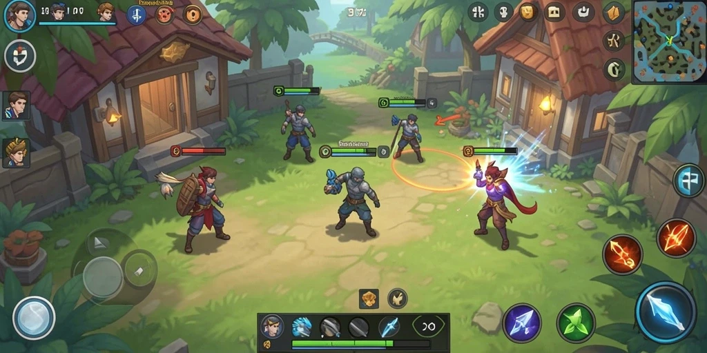 Screenshot menampilkan level dengan grafis yang menakjubkan.