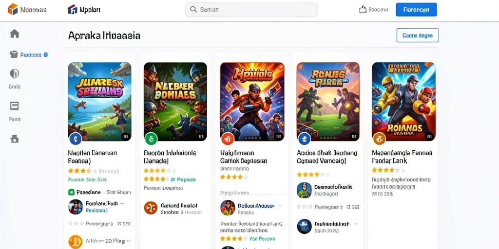 Tampilan awal yang menarik dan intuitif.