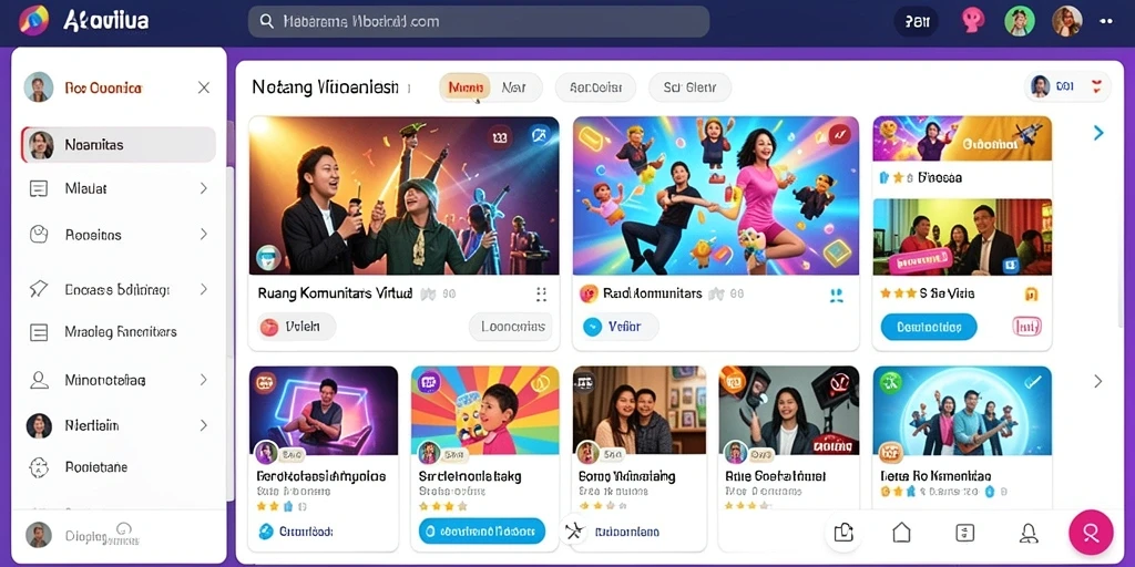 Tampilan antarmuka yang modern dan mudah digunakan.