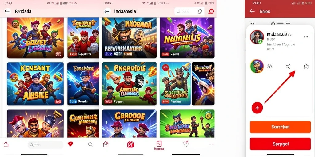 Tampilan utama aplikasi SEDAPTOGEL dengan fitur navigasi yang mudah.
