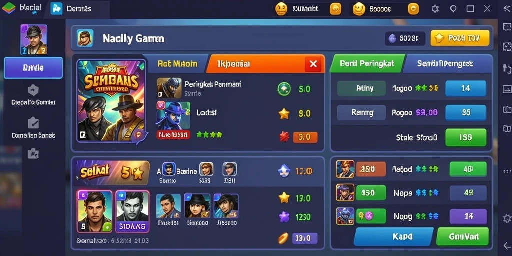 Tampilan menu utama SOBAT777 yang menawan.